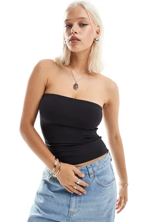 ONLY Seamless cropped tube top