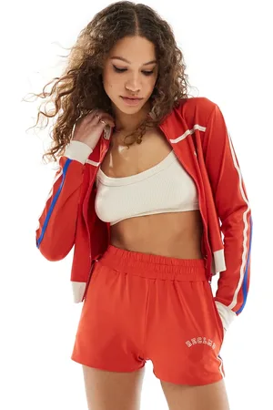 Reclaimed Runner short co-ord with side stripe in