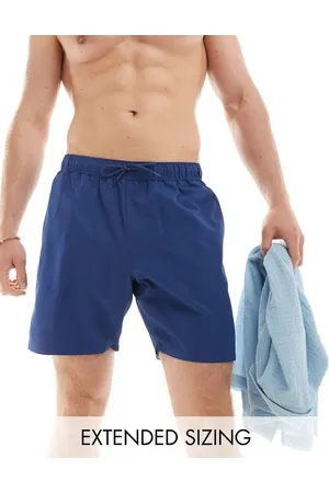 ASOS Swim shorts in mid length in dark