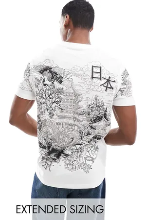 ASOS Standard t-shirt in with souvenir back print