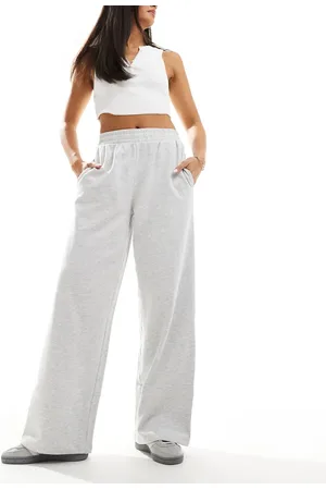 Miss Selfridge Wide leg jogger in marl