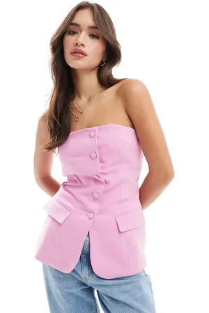Pimkie Tailored bandeau button through top co-ord in