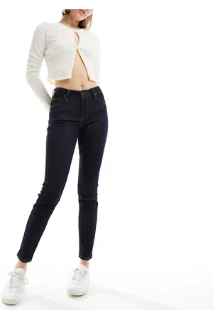 Lee Lee scarlett high rise skinny jeans in indigo rinse