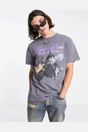 Reclaimed Unisex inspired licensed Prince t-shirt in washed