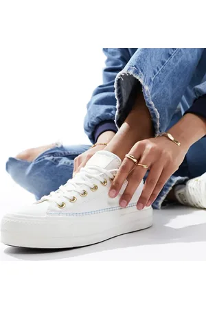 Converse Chuck Taylor All Star Lift Ox Platform trainers with crafted stitching in