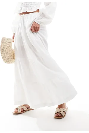 Rhythm Classic tiered maxi skirt in