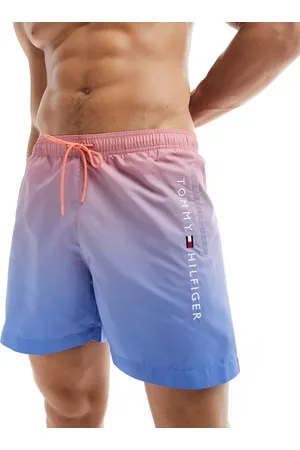 Tommy Hilfiger Original medium drawstring swim short in coral ombre