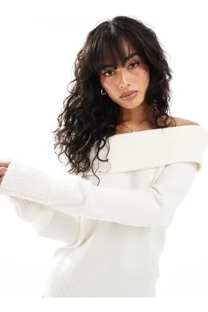 Threadbare Off shoulder jumper in