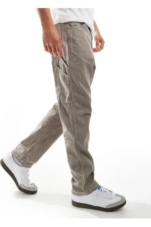 Dickies Garyville hickory striped trousers in