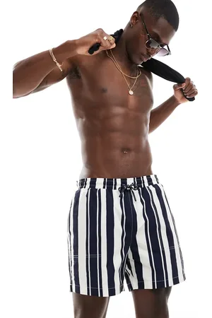 River Island Swim trunks co-ord in stripe