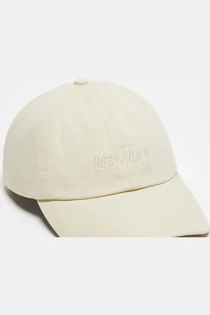 Reclaimed Unisex logo cap in ecru