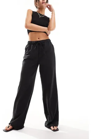 Pimkie Drawstring wide leg trousers in