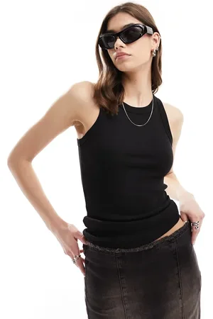 Weekday Rib fitted tank top in