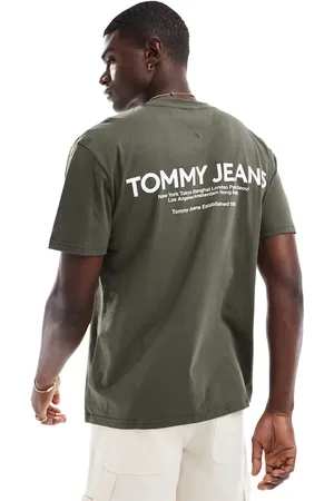 Tommy Hilfiger Classic linear back print t-shirt in