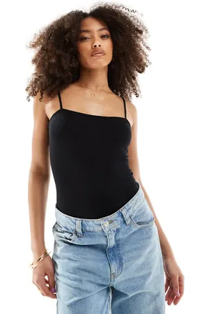 JJXX Strappy square body top in