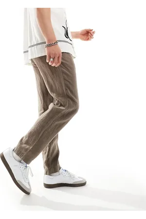 HUGO BOSS BOSS Casual Symon drawstring linen trousers