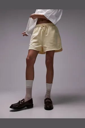 Topshop Jogger short in lemon