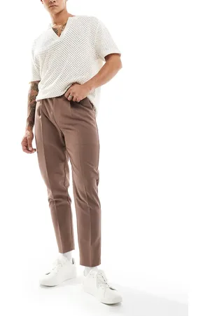 ASOS Tapered smart trousers in light