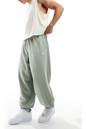 Nike Club french terry oversized joggers in olive