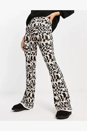 Cotton On Cotton On flared trousers in checkerboard print