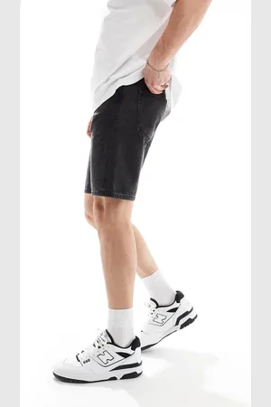 River Island Straight fit denim shorts in