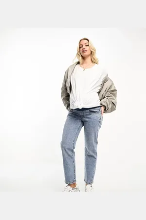 Cotton On Cotton On Maternity stretch straight leg jeans in mid