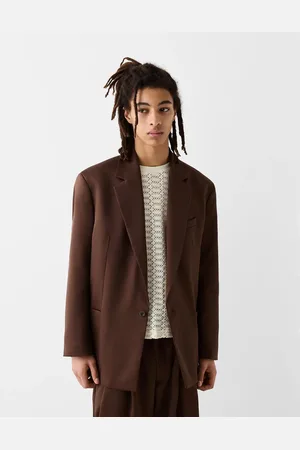 Bershka Collection tailored relaxed blazer in