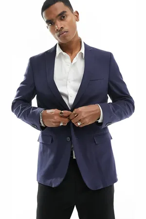 French Connection Linen formal suit jacket in