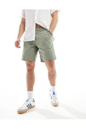 River Island Laundered chino short in light