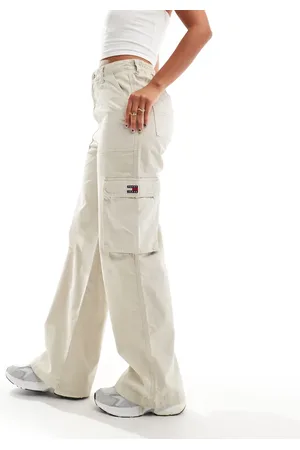 Tommy Hilfiger Claire utility cargo pants in beige