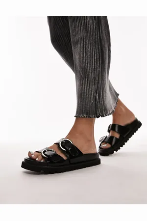 Topshop Jaden sandal with buckle detail in