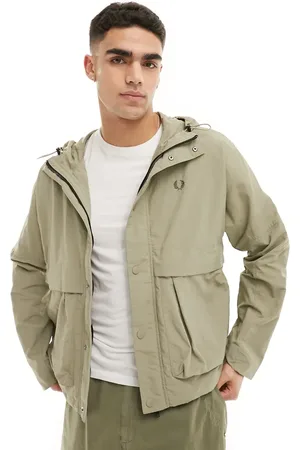 Fred Perry Parka with hood in beige