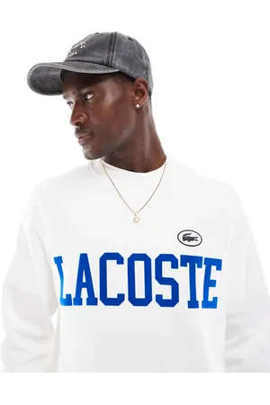 Lacoste Unisex large branded sweatshirt in