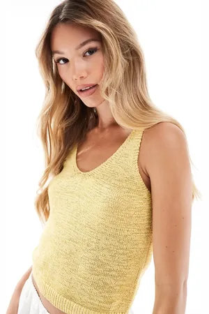 MANGO Knitted vest in