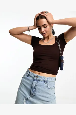 Cotton On Cotton On scoop neck fitted t-shirt in