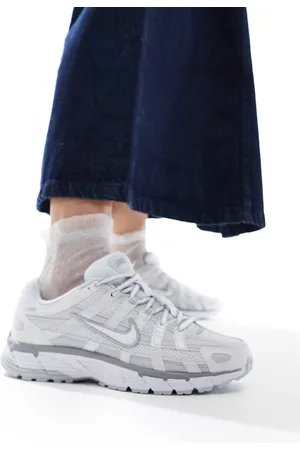 Nike P-6000 trainers in white and