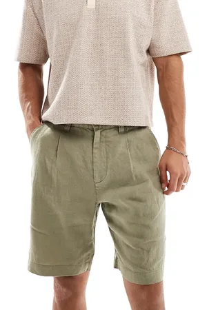 Cotton On Cotton On linen pleat short in faded clover