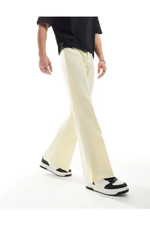 ASOS Smart vintage flare trousers with side split in