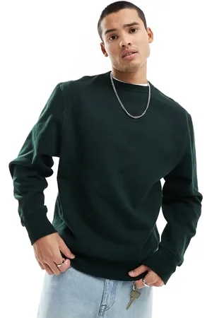 River Island Essential crew neck sweatshirt in dark