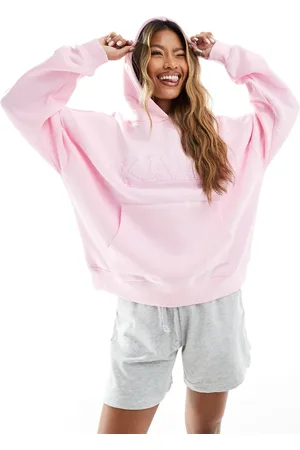 Kaiia Oversized logo hoodie in baby