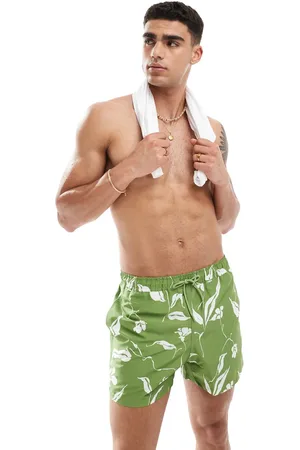 ASOS Swim shorts in short length in floral print