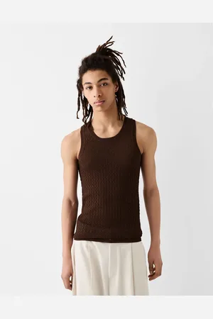 Bershka Collection knitted vest in