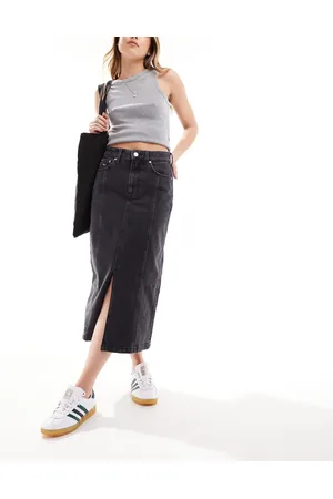 Tommy Hilfiger Claire denim midi skirt in