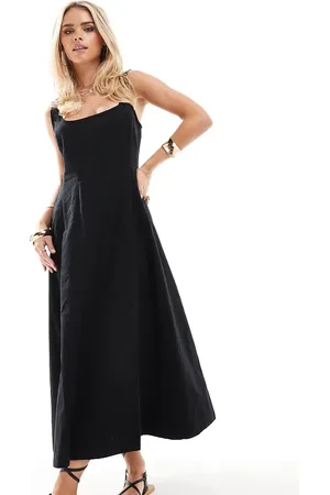 ASOS ASOS DESIGN Petite seamed maxi tennis sundress in