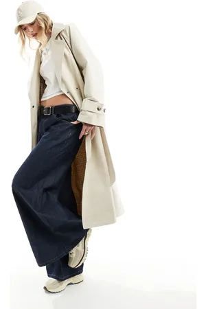 VERO MODA Premium belted trench coat in sand