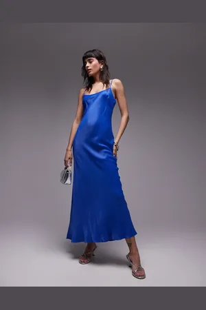 Topshop Scoop neck slip maxi dress in