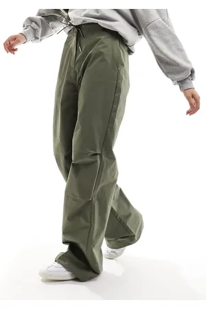 Calvin Klein Parachute pants in olive