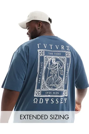 ASOS Oversized t-shirt in with back renaissance print