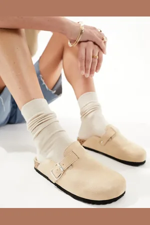 Glamorous Mules in beige
