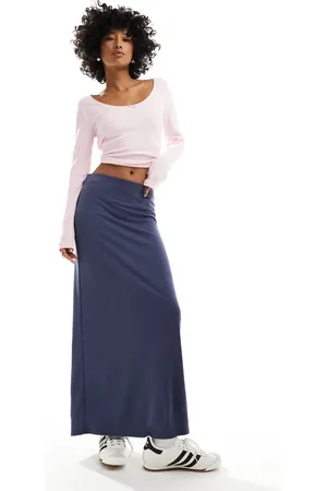 Monki Super soft maxi skirt in